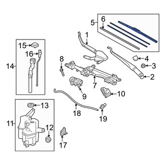 Toyota OE - Front Left Wiper Blade