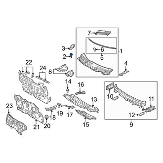Toyota OE - Rear Trunk Trim Panel Clip