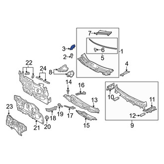 Toyota OE - Right Cowl Cover