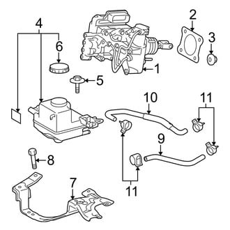 Toyota OE - Cowl - Components on Dash Panel