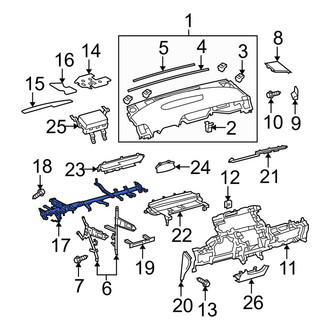 Toyota OE - Instrument Panel Reinforcement
