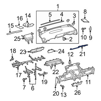 Toyota OE - Left Lower Instrument Panel Cover