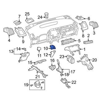 Toyota OE - Right Upper Instrument Panel Cover