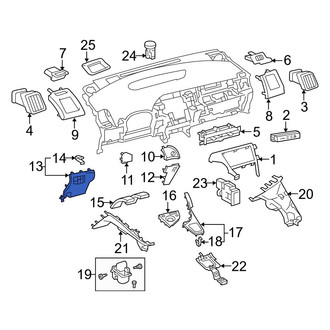 Toyota OE - Left Lower Instrument Panel Cover