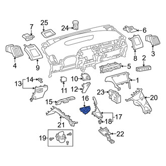 Toyota OE - Center Instrument Panel Bezel