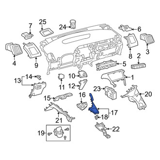 Toyota OE - Center Instrument Panel Bezel