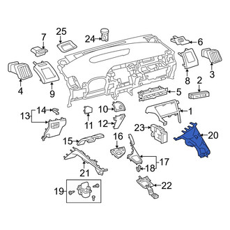 Toyota OE - Right Lower Instrument Panel Cover