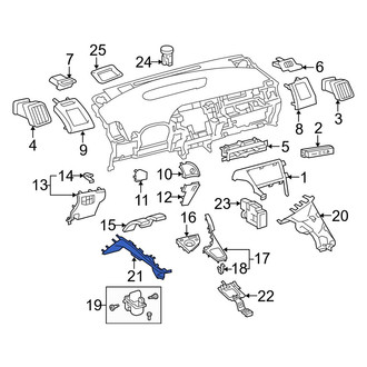 Toyota OE - Left Lower Instrument Panel Cover