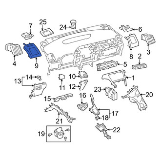 Toyota OE - Left Instrument Panel Bezel