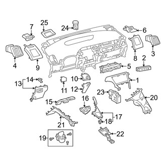 Toyota OE - Instrument Panel Components