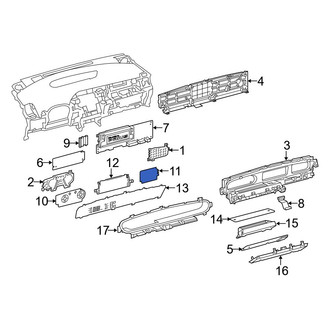 Toyota OE - Instrument Panel Lens
