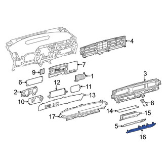 Toyota OE - Right Lower Instrument Panel Cover
