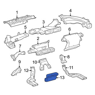 Toyota OE - Left Lower Instrument Panel Air Duct