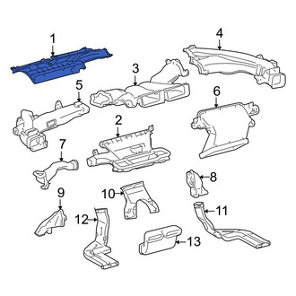 Toyota OE - Front Upper Windshield Defroster Nozzle