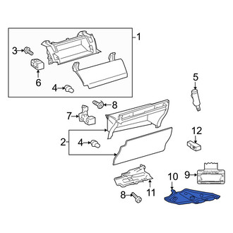 Toyota OE - Front Instrument Panel Cover