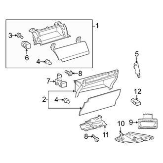 Toyota OE - Instrument Panel - Glove Box