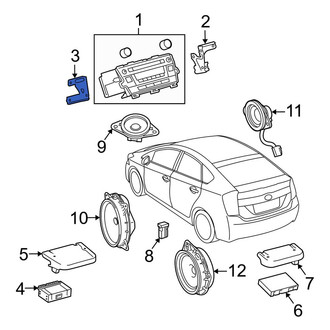 Toyota OE - Left GPS Navigation System Bracket