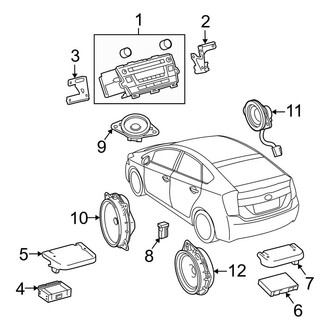 Toyota OE - Instrument Panel - Sound System