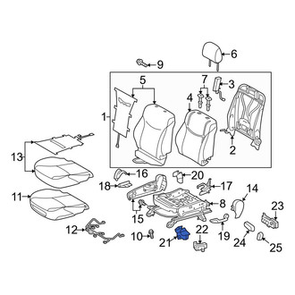 Toyota OE - Seat Track Cover