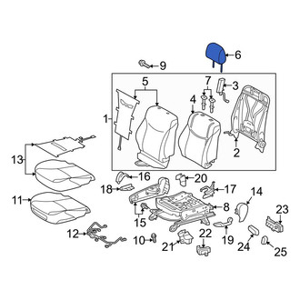 Toyota OE - Front Left Headrest