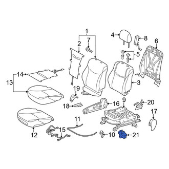 Toyota OE - Seat Track Cover