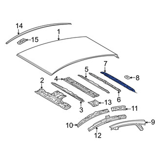 Toyota OE - Rear Roof Header Panel