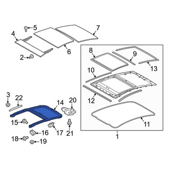 Toyota OE - Sunroof Guide Rail