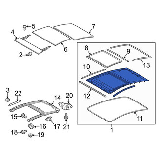 Toyota OE - Sunroof Frame