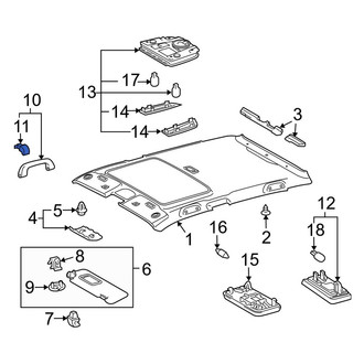 Toyota OE - Interior Grab Bar Cap