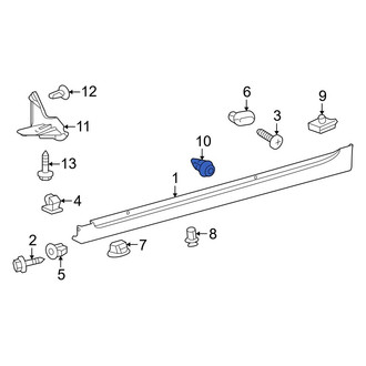 Toyota OE - Rocker Panel Molding Clip