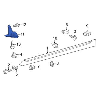 Toyota OE - Right Mud Flap