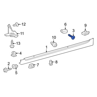 Toyota OE - Rocker Panel Molding Screw