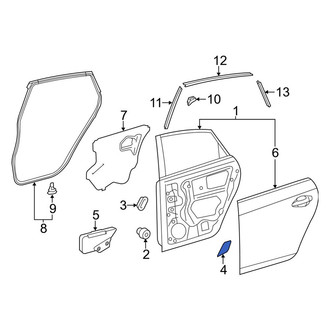 Toyota OE - Right Side Body Trim Protector
