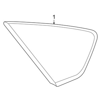 Toyota OE - Quarter Panel - Glass