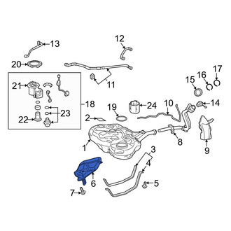 Toyota OE - Fuel Tank Shield