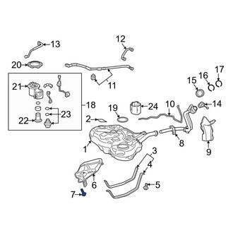 Toyota OE - Floor Pan Crossmember Bolt