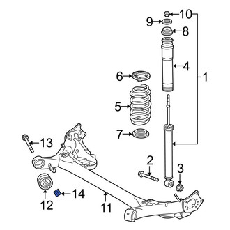 Toyota OE - Suspension Subframe Nut