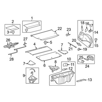 Toyota OE - Rear Body & Floor - Interior Trim