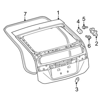 Toyota OE - Lift Gate - Gate & Hardware