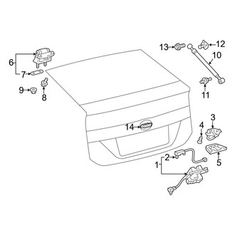Toyota OE - Lift Gate - Lock & Hardware
