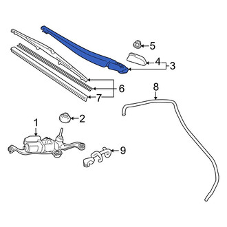 Toyota OE - Rear Wiper Arm