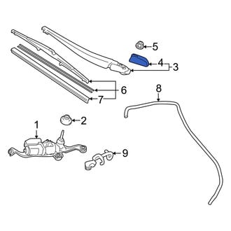 Toyota OE - Rear Wiper Arm Cover