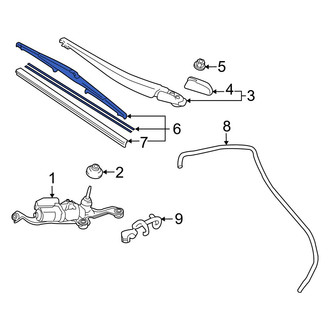 Toyota OE - Rear Wiper Blade