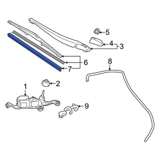 Toyota OE - Rear Wiper Blade Refill
