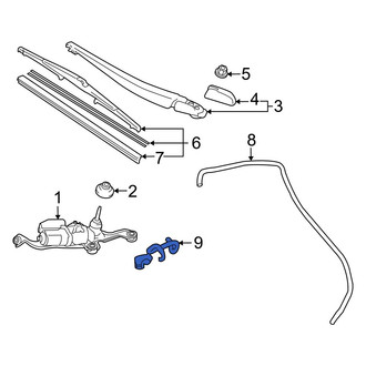Toyota OE - Rear Back Glass Washer Nozzle