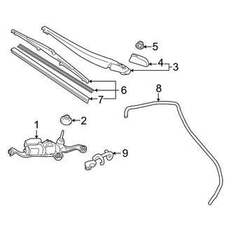 Toyota OE - Lift Gate - Wiper & Washer Components