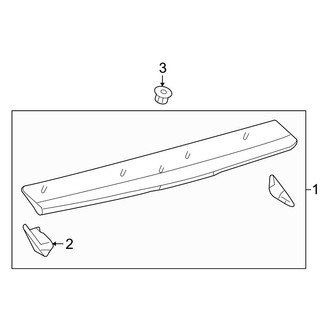 Toyota OE - Lift Gate - Spoiler