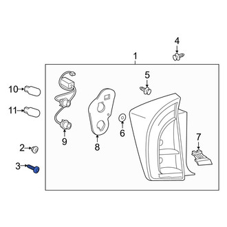 Toyota OE - Inner Tail Light Clip