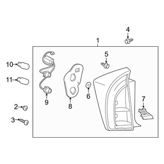 Toyota OE - Rear Lamps - Combination Lamps