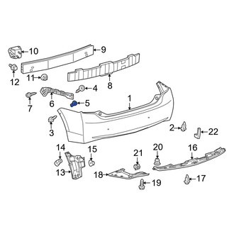 Toyota OE - Rear Bumper Cover Grommet
